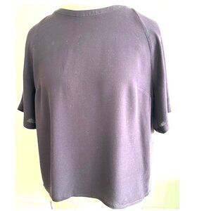 Babaton Deep Purple Viscose / Silk Bouse Sz Medium